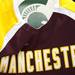 A Manchester jersey rests on a Spartan chair at the Brislin Center on Saturday, March 16. Daniel Brenner I AnnArbor.com